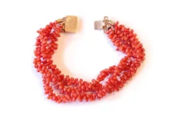Pamono Antique Coral Bracelet><noscript><img width=