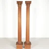 Pamono Antique Corinthian Columns, 1700s, Set of 2> Pedestals And Columns