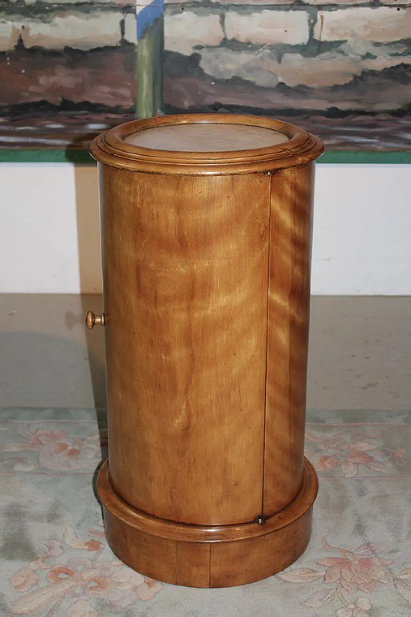 Pamono Antique Cylindrical Nightstand> Nightstands