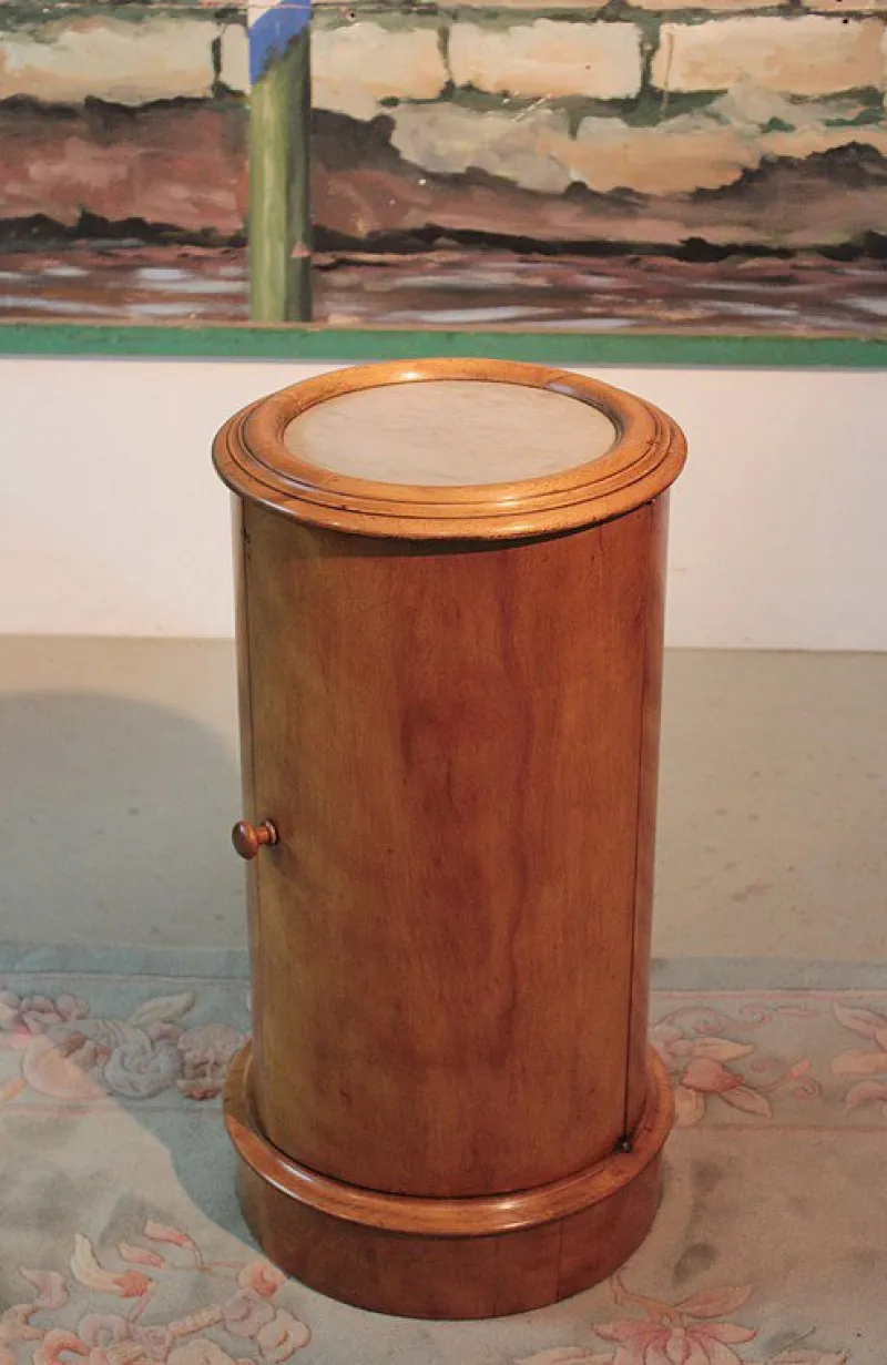 Pamono Antique Cylindrical Nightstand> Nightstands
