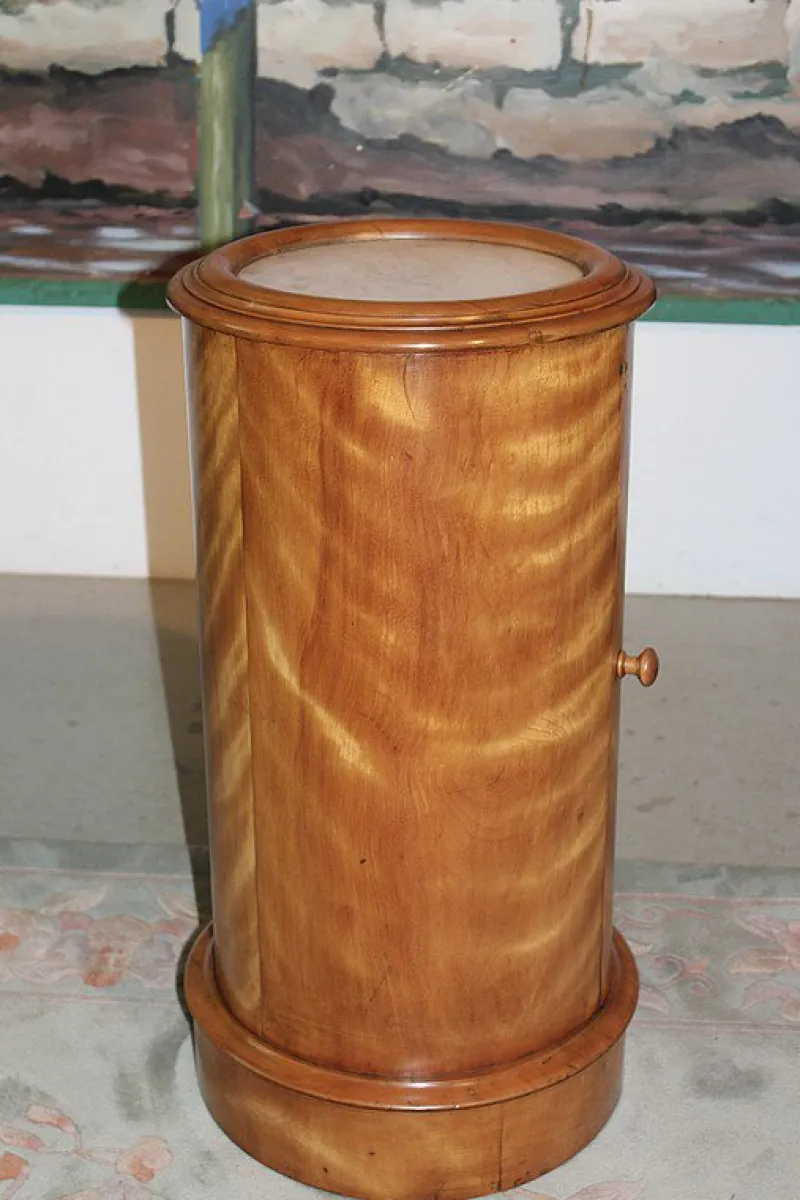 Pamono Antique Cylindrical Nightstand> Nightstands