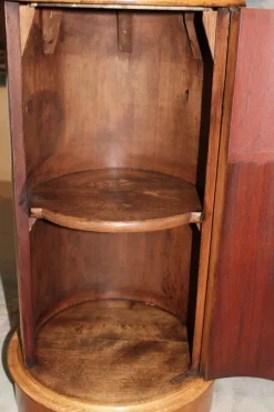 Pamono Antique Cylindrical Nightstand><noscript><img width=
