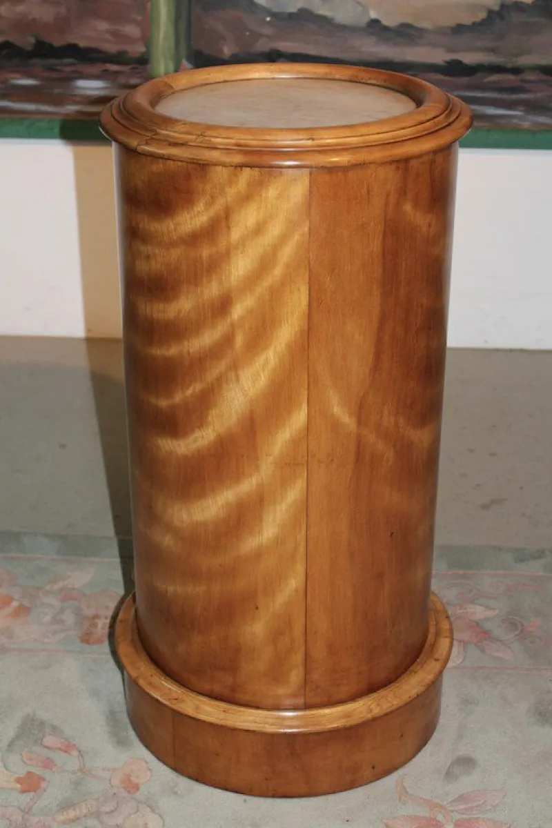 Pamono Antique Cylindrical Nightstand> Nightstands