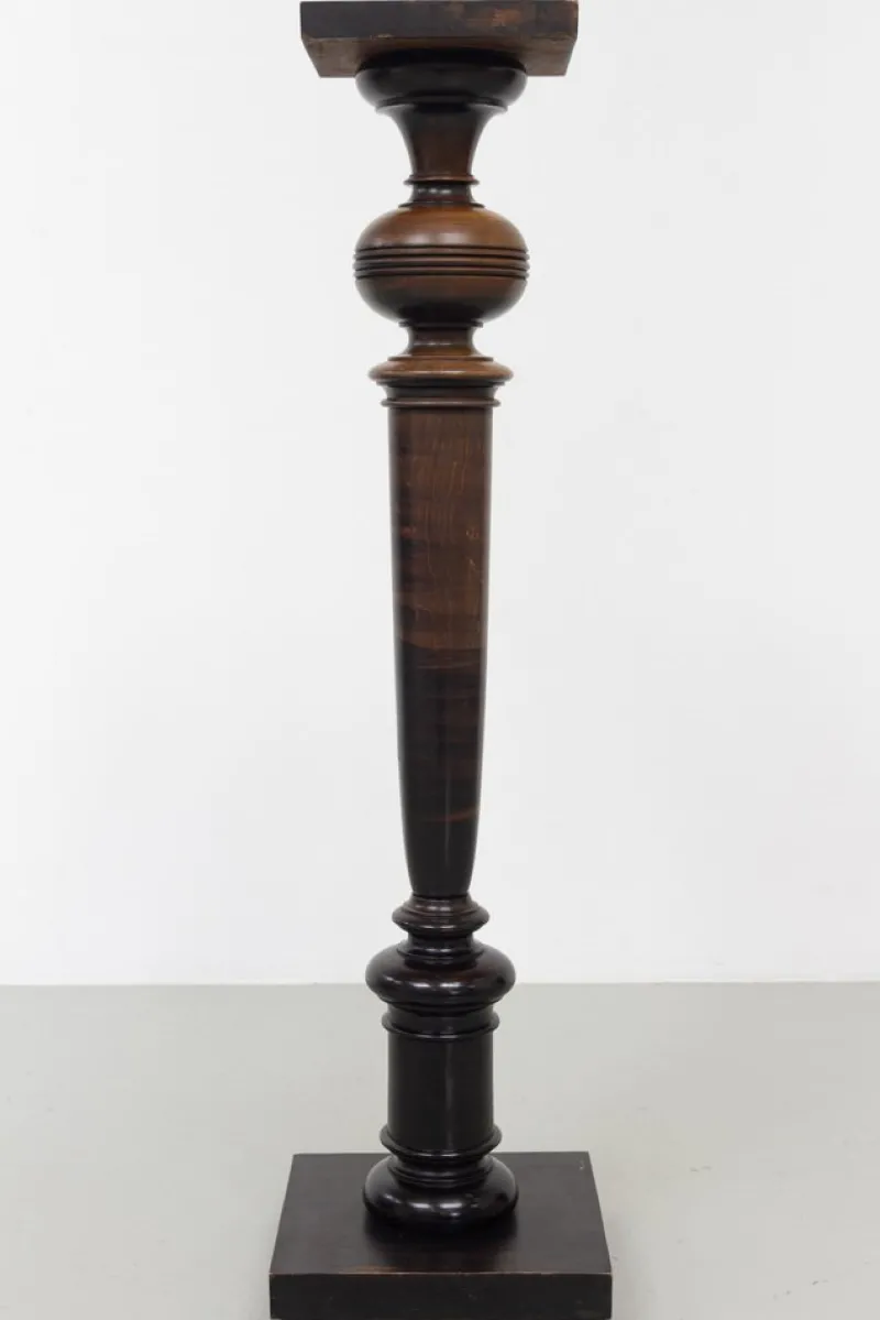 Pamono Antique Danish Wooden Pedestal Column, 1910s> Pedestals And Columns
