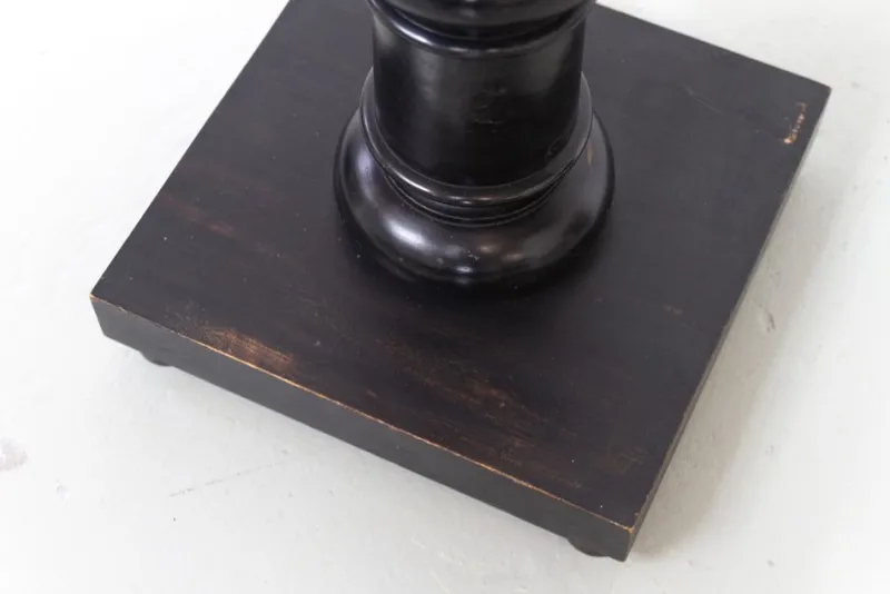 Pamono Antique Danish Wooden Pedestal Column, 1910s> Pedestals And Columns