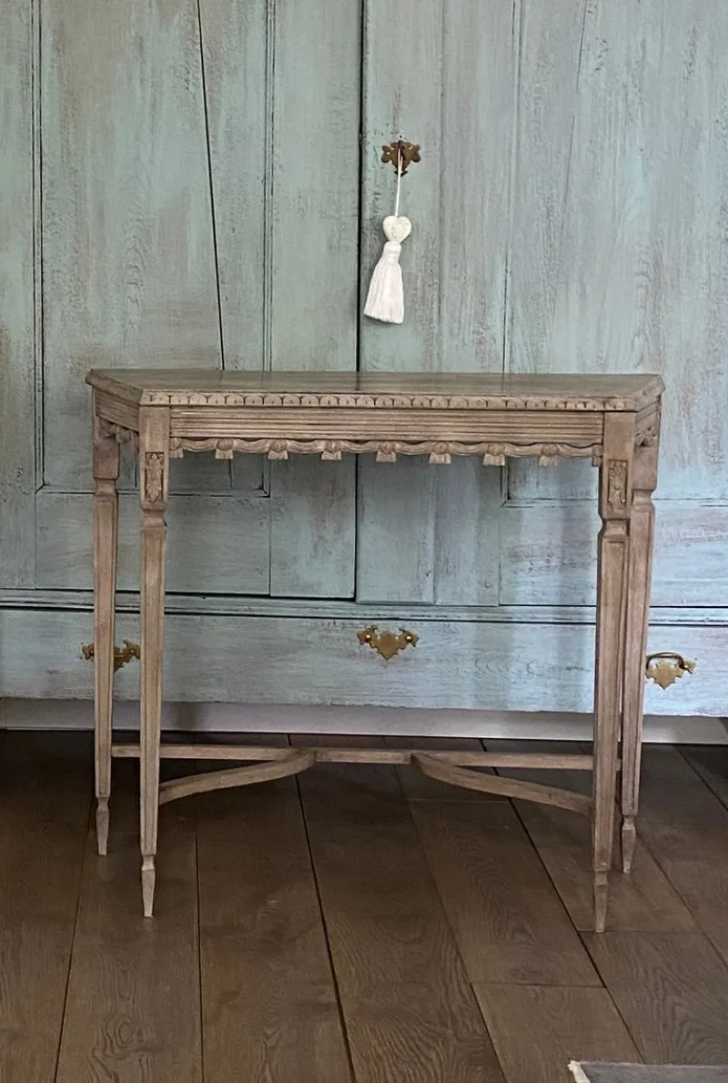 Pamono Antique Decorated Console Table, 1900> Console Tables