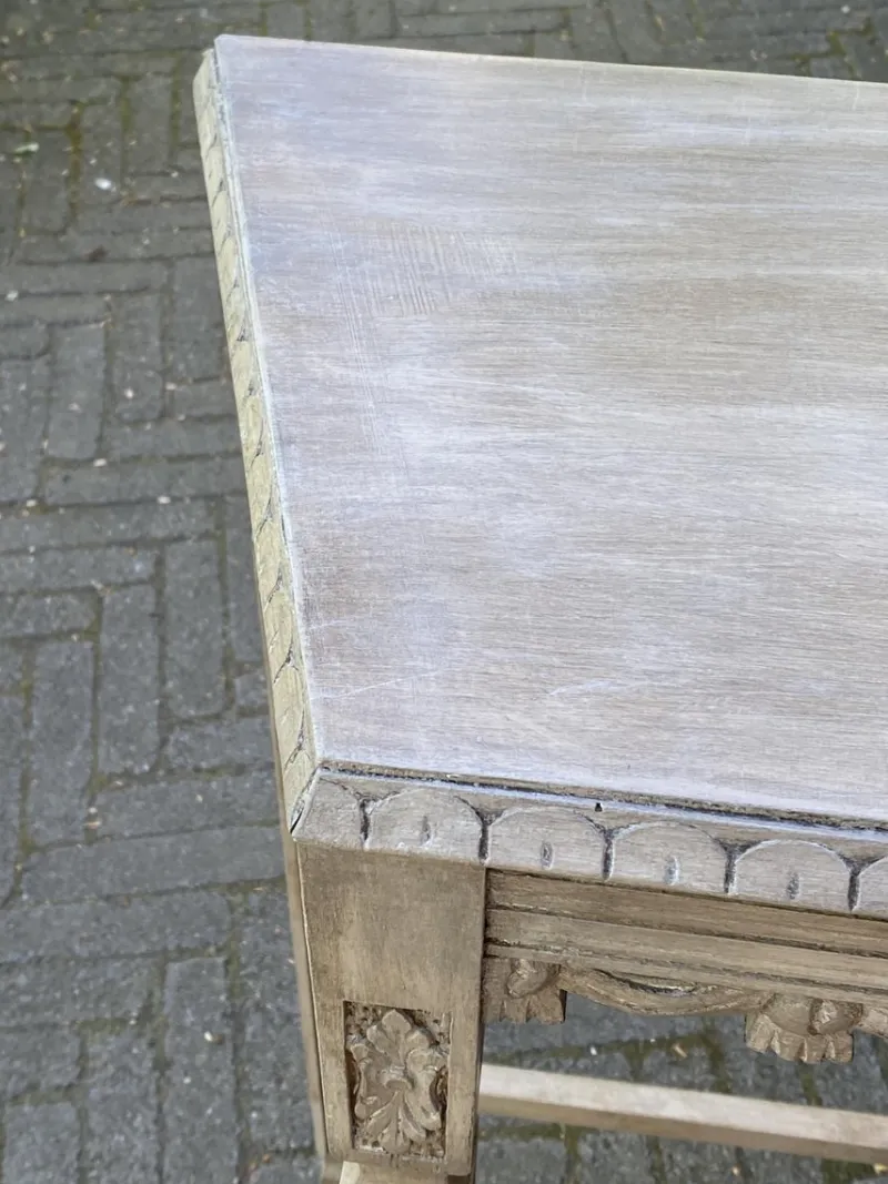 Pamono Antique Decorated Console Table, 1900> Console Tables
