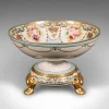 Hot Pamono Antique Decorative Footed Bowl, Japanese, Ceramic Serving Dish, Noritake, c.1920, Set of 2