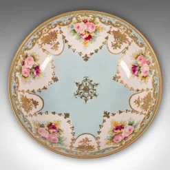 Hot Pamono Antique Decorative Footed Bowl, Japanese, Ceramic Serving Dish, Noritake, c.1920, Set of 2