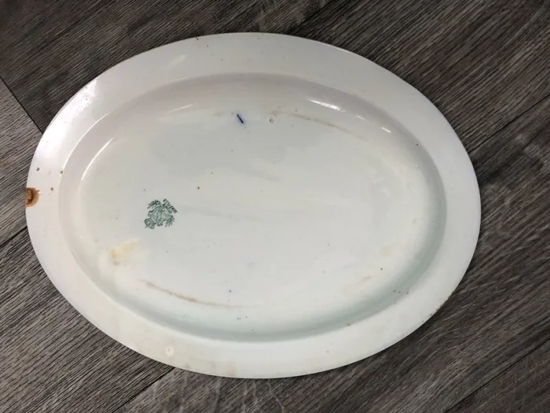 Pamono Antique Dishes, 1800s, Set of 21> Dinner Plates & Bowls