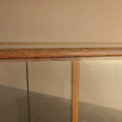 Pamono Antique Display Counter in Oak><noscript><img width=