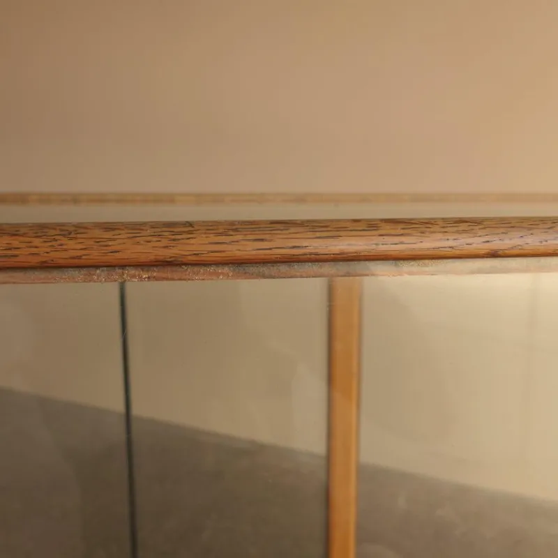 Pamono Antique Display Counter in Oak> Cabinets & Wardrobes