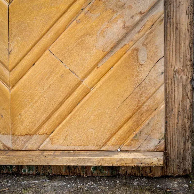 Pamono Antique Door with Chevron Design> Architectural Elements