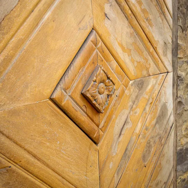 Pamono Antique Door with Chevron Design> Architectural Elements