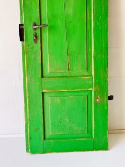 Pamono Antique Doors in Green, Set of 2><noscript><img width=