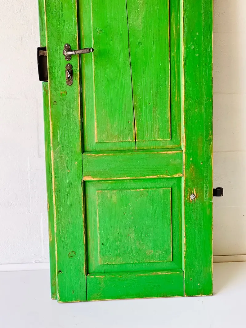 Pamono Antique Doors in Green, Set of 2> Room Dividers & Screens