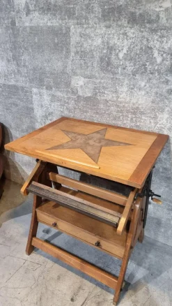 Pamono Antique Drafting Table, 1890s><noscript><img width=
