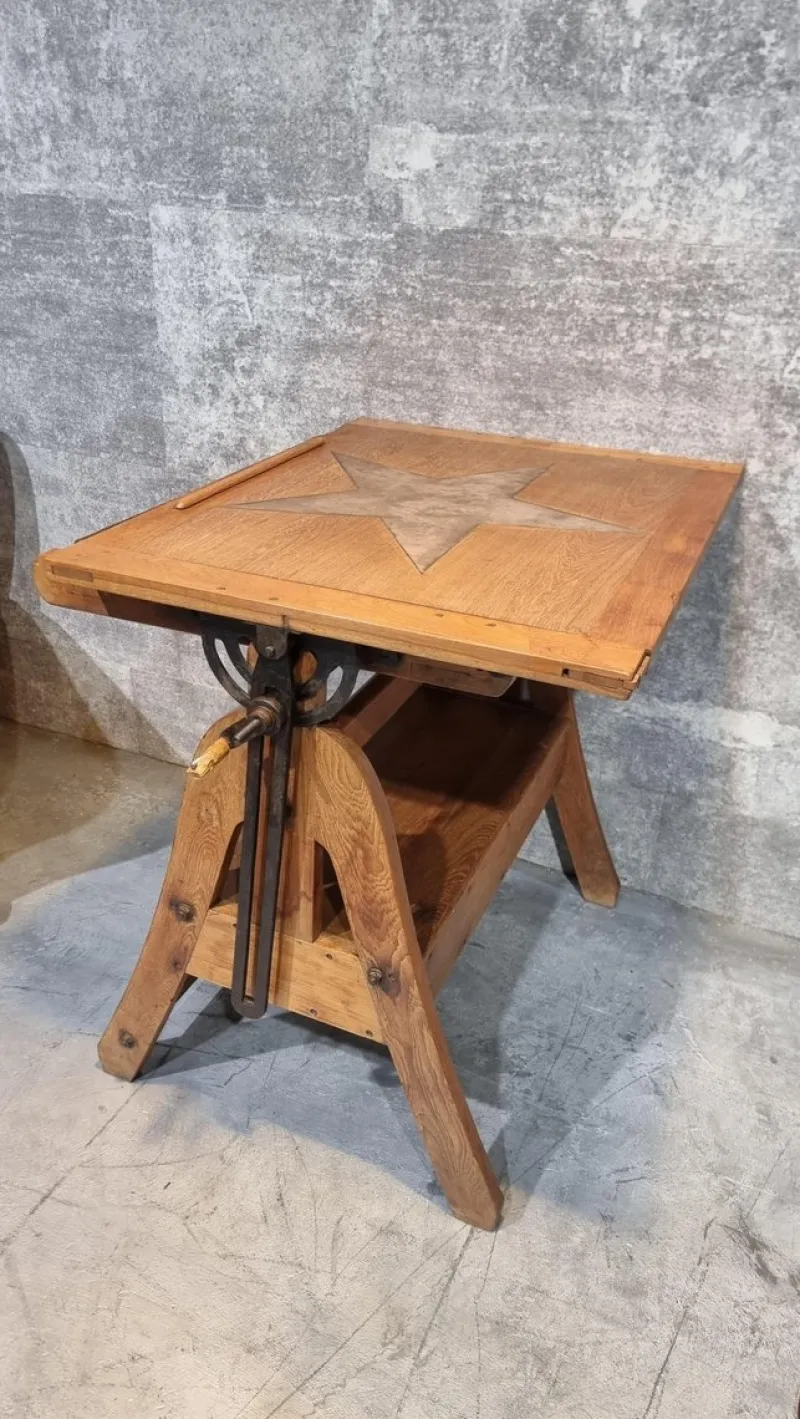Pamono Antique Drafting Table, 1890s> Worktables & Workbenches
