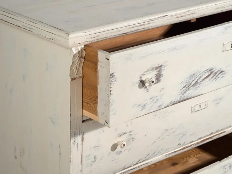 Pamono Antique 4-Drawer Dresser, 1920s> Dressers, Commodes & Chests