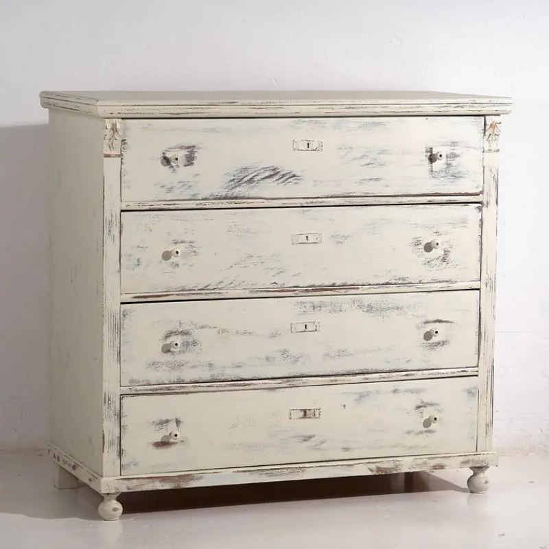 Pamono Antique 4-Drawer Dresser, 1920s> Dressers, Commodes & Chests