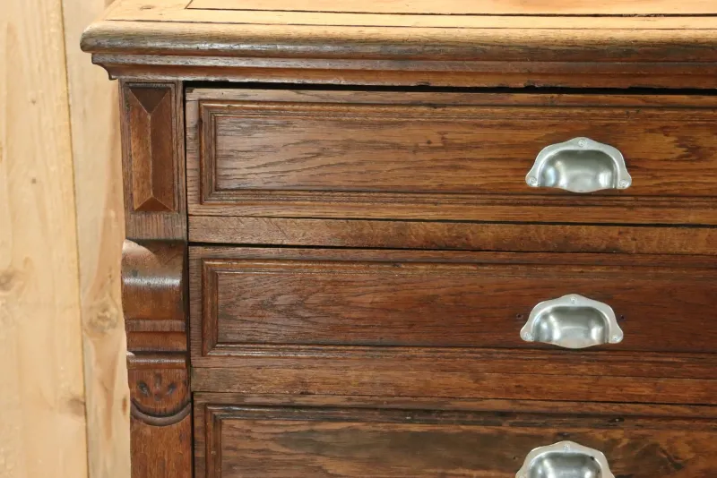 New Pamono Antique 14-Drawer Trade Cabinet, 1900