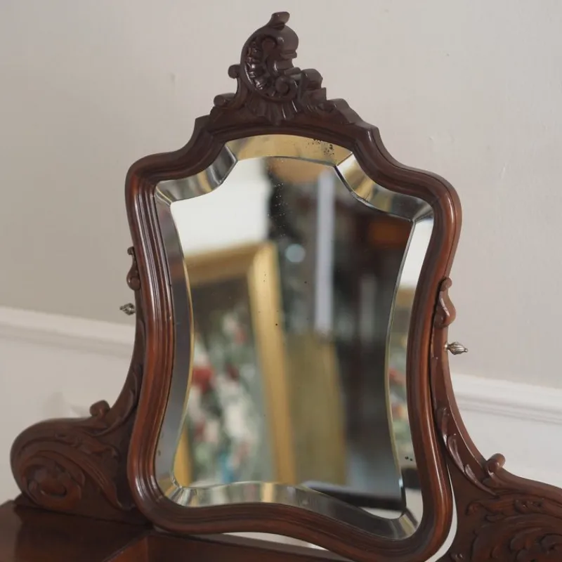 Pamono Antique Dressing Table with Mirror, 1900s> Dressing Tables