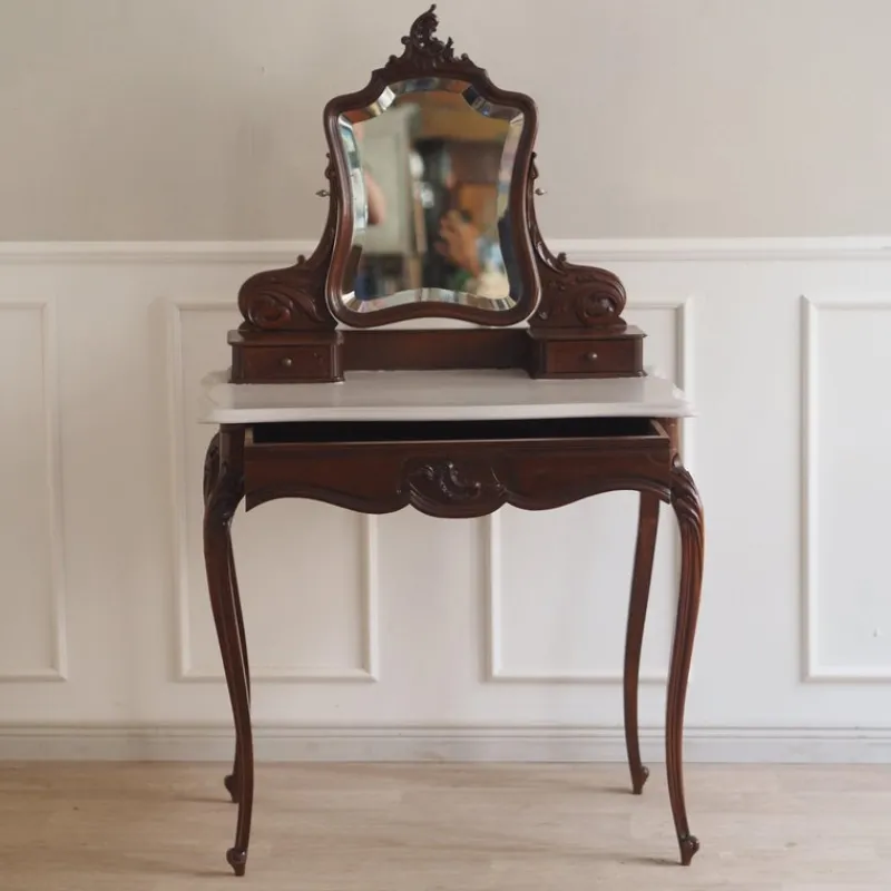 Pamono Antique Dressing Table with Mirror, 1900s> Dressing Tables