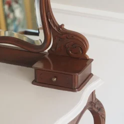 Pamono Antique Dressing Table with Mirror, 1900s><noscript><img width=