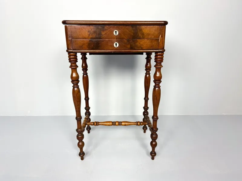 Online Pamono Antique Dutch Sewing Table in Mahogany, 1880s