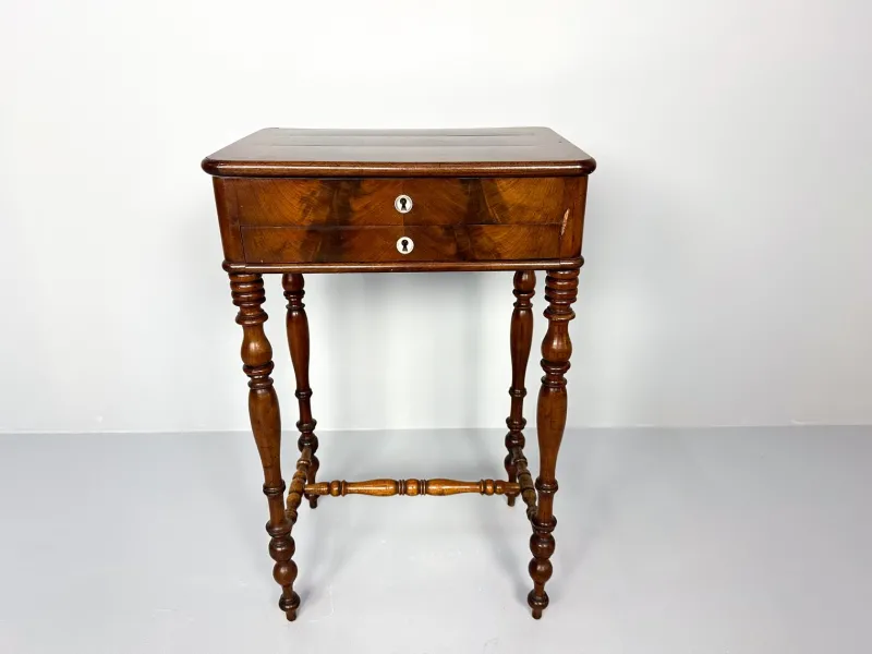 Online Pamono Antique Dutch Sewing Table in Mahogany, 1880s