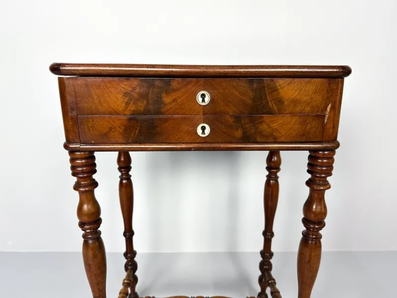 Online Pamono Antique Dutch Sewing Table in Mahogany, 1880s