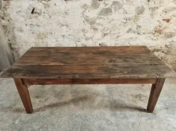 Pamono Antique Early 19th Century French Coffee Table in Chestnut Wood><noscript><img width=