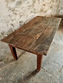 Pamono Antique Early 19th Century French Coffee Table in Chestnut Wood><noscript><img width=