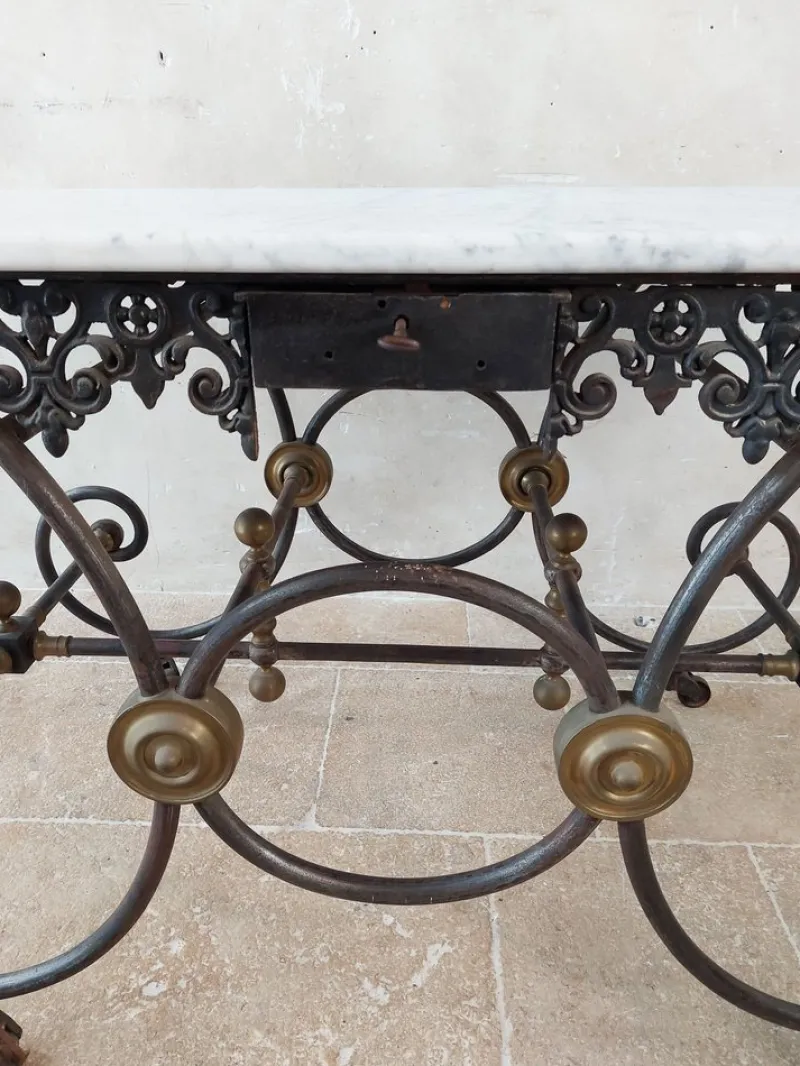 Pamono Antique Early 20th Century Butchers Table> Worktables & Workbenches