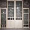 Pamono Antique Edged Interior Sliding Double Doors, 1890s, Set of 7> Architectural Elements