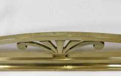 Pamono Antique Edwardian Brass Fireplace Fender, 1900s><noscript><img width=