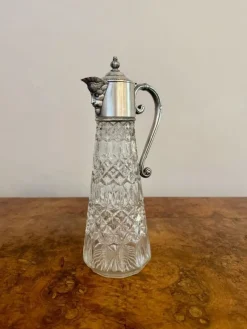 Pamono Antique Edwardian Claret Jug, 1900s> Bottles, Carafes & Jugs