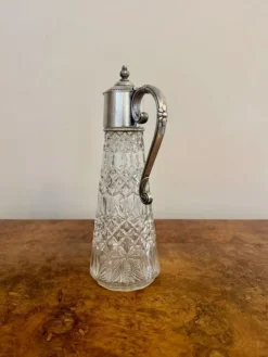 Pamono Antique Edwardian Claret Jug, 1900s><noscript><img width=