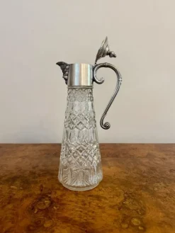 Pamono Antique Edwardian Claret Jug, 1900s><noscript><img width=