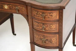 Hot Pamono Antique Edwardian Desk from Edwards and Roberts, 1900s