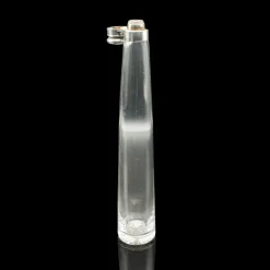 Pamono Antique Edwardian English Glass Explorers Saddle Flask and Leather Case, 1910s, Set of 2><noscript><img width=