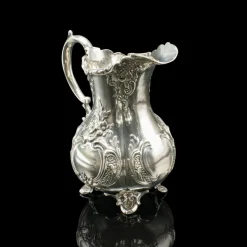 Pamono Antique Edwardian English Silver Plate Tea Service, 1910s, Set of 4><noscript><img width=