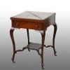 Pamono Antique Edwardian Handkerchief Game Table in Mahogany with Maple Inlay, England, 19th Century> Game Tables