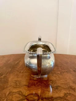 Pamono Antique Edwardian Silver-Plated Tea Set from Walker & Hall, Set of 3> Coffee & Tea Service