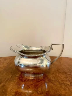 Pamono Antique Edwardian Silver-Plated Tea Set from Walker & Hall, Set of 3><noscript><img width=