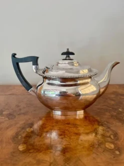 New Pamono Antique Edwardian Tea Service from Walker and Hall, 1900s, Set of 4