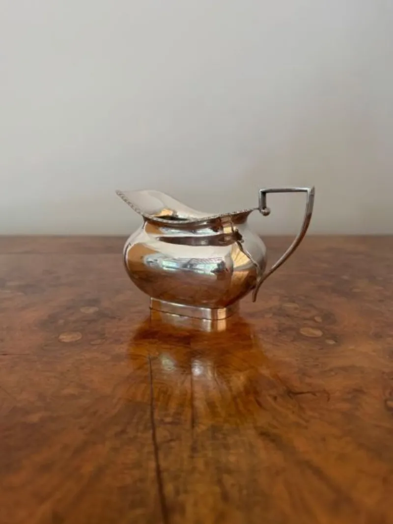 New Pamono Antique Edwardian Tea Service from Walker and Hall, 1900s, Set of 4