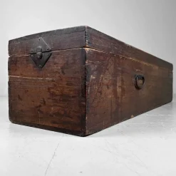 Pamono Antique Elongated Wooden Box><noscript><img width=