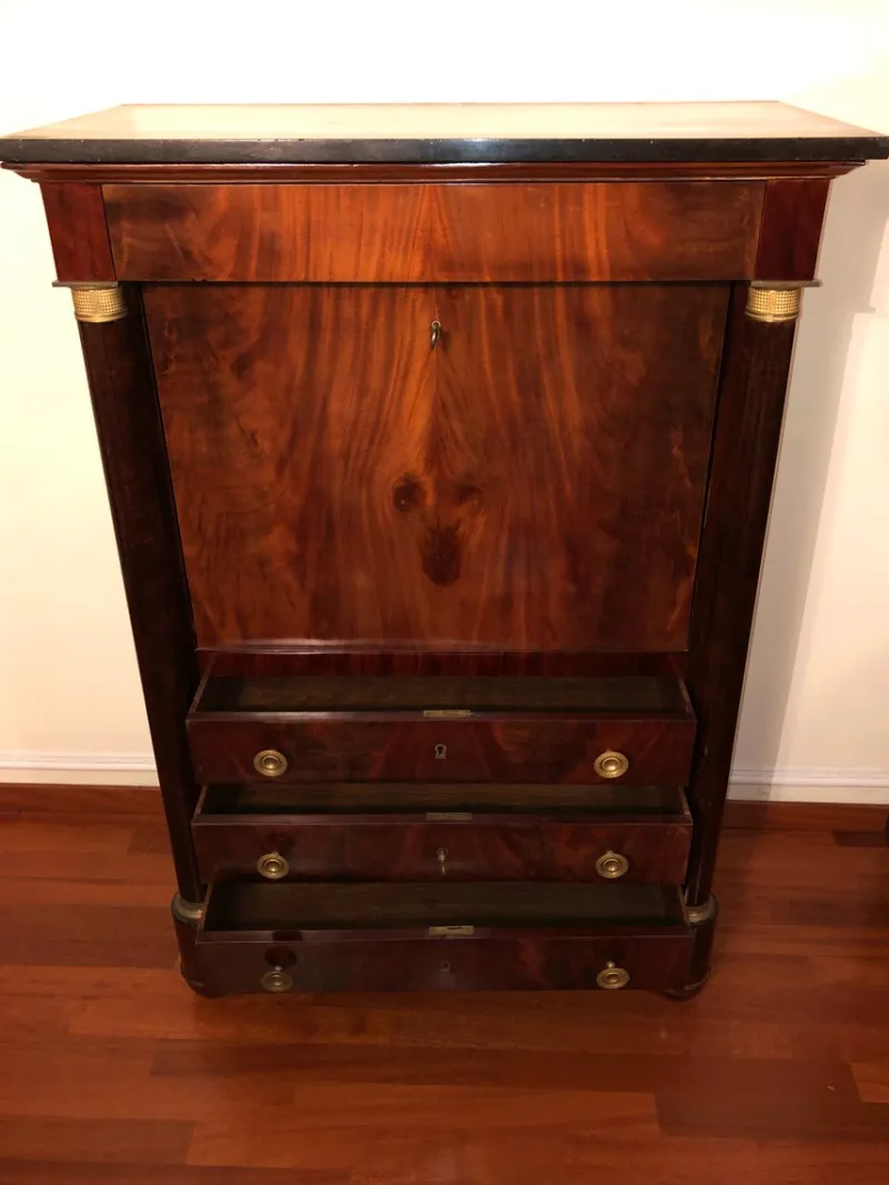 Pamono Antique Empire French Secretaire, 1820s> Secretaires