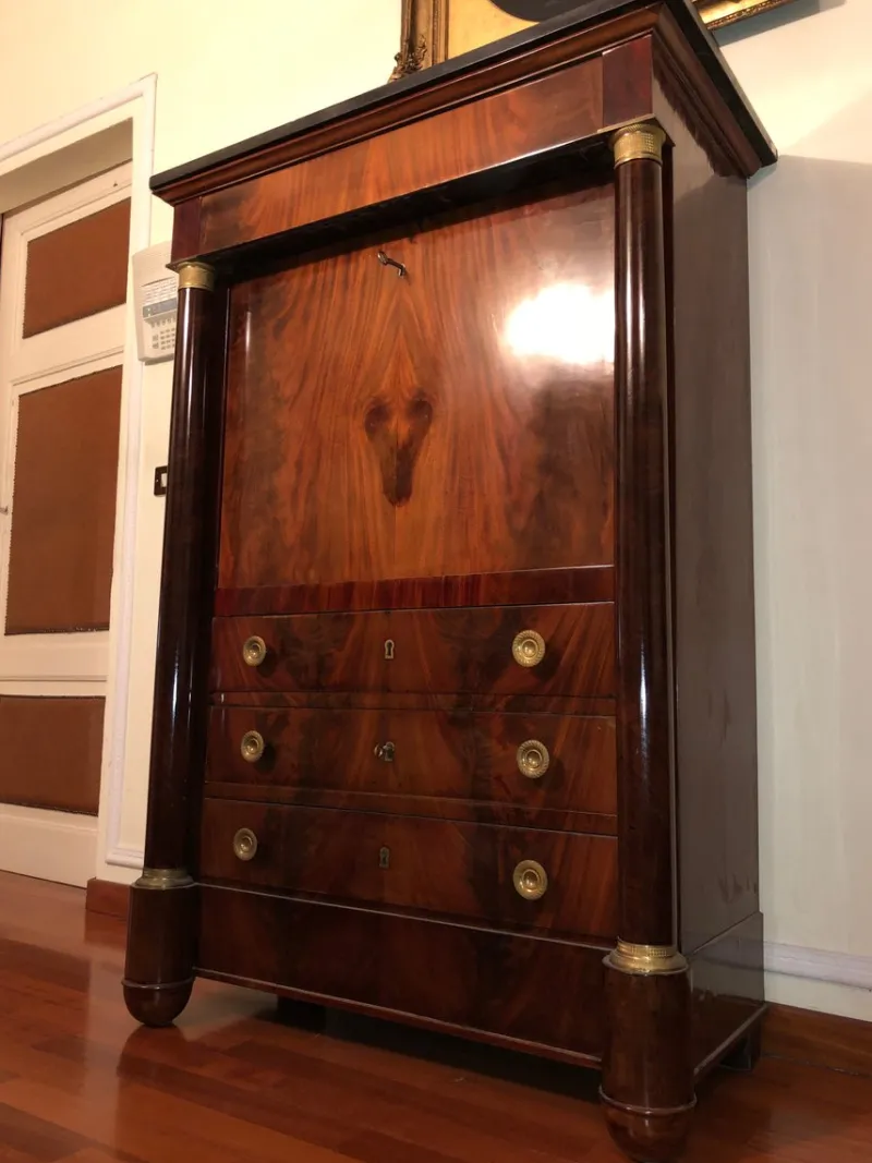Pamono Antique Empire French Secretaire, 1820s> Secretaires
